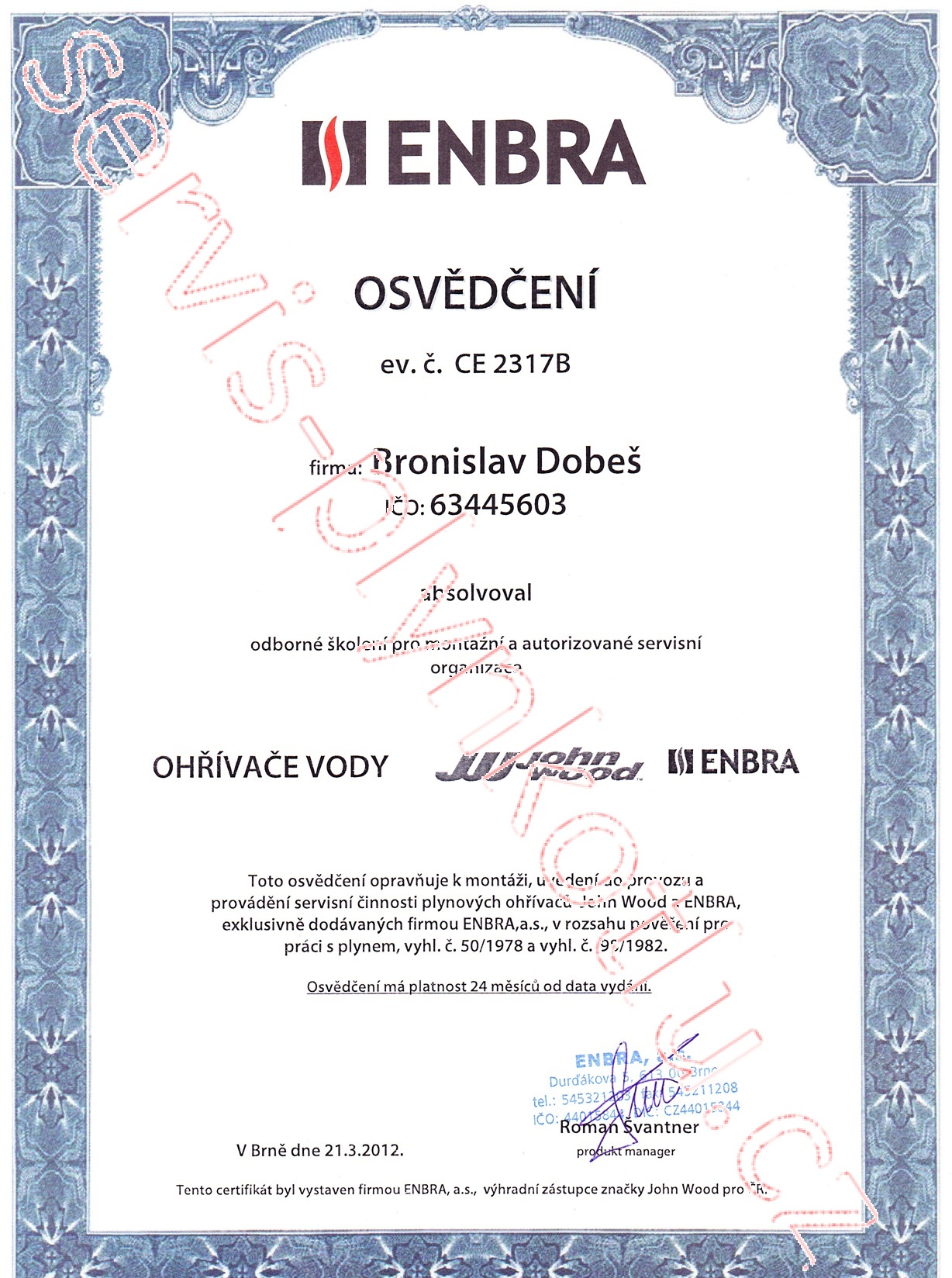 Osvden John Wood (Enbra sklad v R)